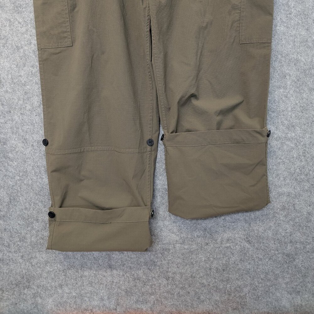 Tilley Adjustable Cargo Outdoor Utility Convertible Hiking camping pant TAUPE 16 - Picture 9 of 13